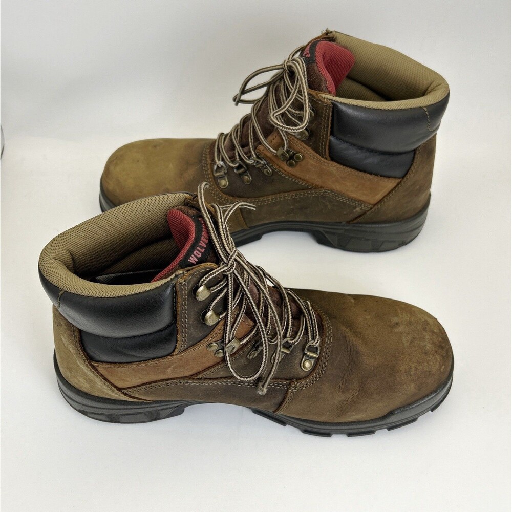 Wolverine Cabor EPX Work Boots Mens Sz 12 M Brown Leather Comp Toe 6” Waterproof - Picture 6 of 9